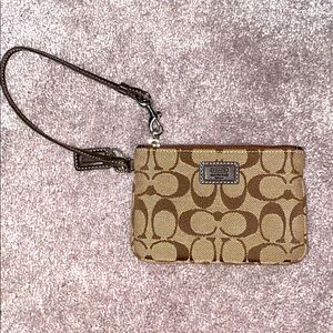 Small Coach Wristlet